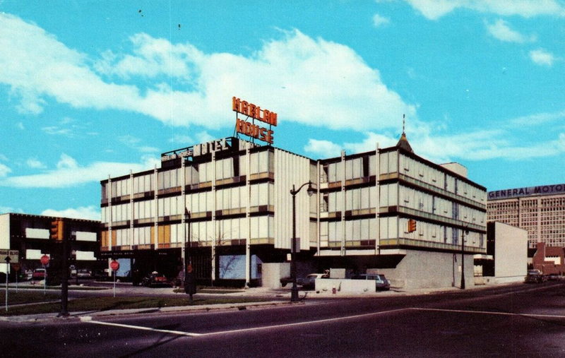 Harlan House Motel - Vintage Postcard